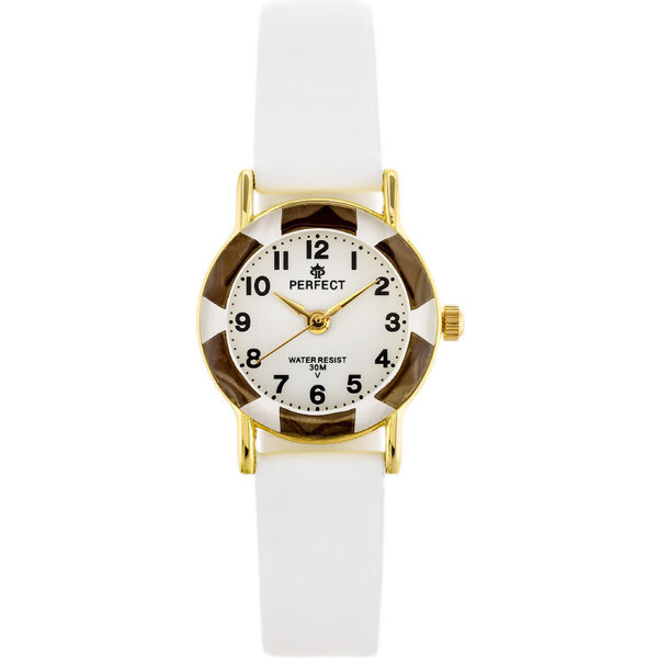 Hodinky detské PERFECT L248 - biele (zp968g) 34496501
