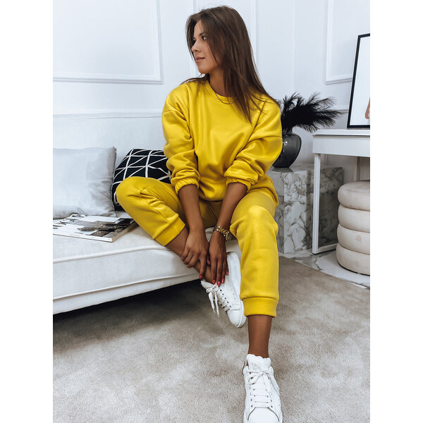 BASIC Žltá tepláková súprava ARIELLA PREMIUM AY0734 35493597