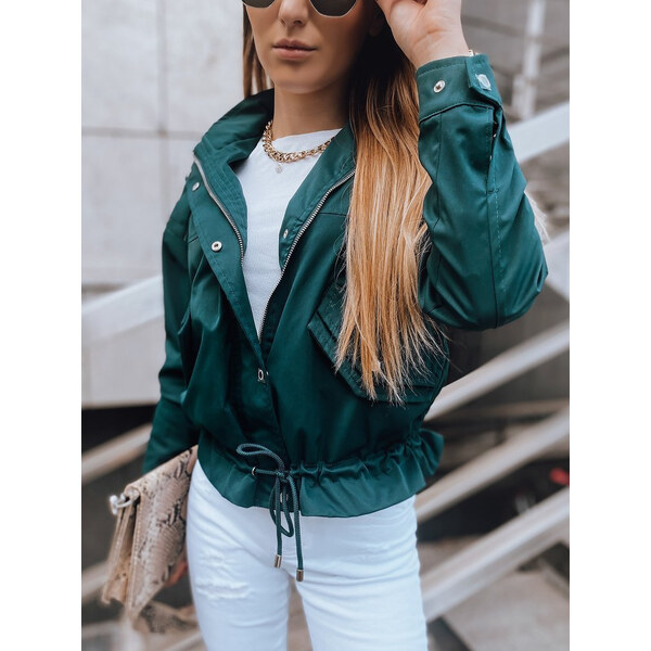 BASIC Smaragdovo zelený ľahký bomber SISI TY1858z 26331579