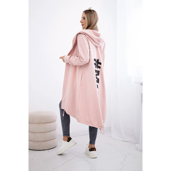 Fashionweek Športová blezer mikina s kapucňou a potlačou K9005 48750757