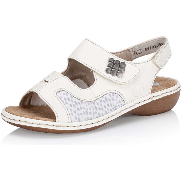 Dámske sandále RIEKER 65989-82 béžová S5 62546596