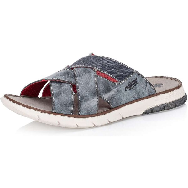 Pánske šľapky RIEKER 25290-14 modrá S5 62546604