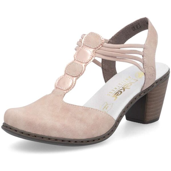 Dámske sandále RIEKER 40901-31 ružová S5 62550419