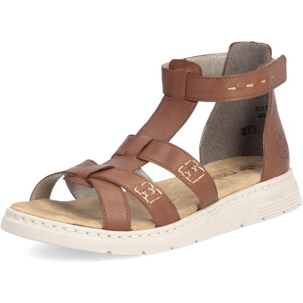 Dámske sandále RIEKER V9160-24 hnedá S5 51075389