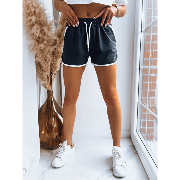 BASIC Tmavomodré dámske teplákové šortky TOP SPORT SY0325 43996796