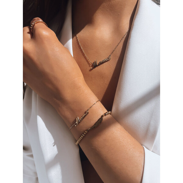 BASIC Zlatý náramok MAMA LY0056 46898620