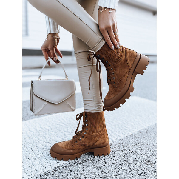 BASIC Hnedé semišové workery LOVED ZY0406 47135394