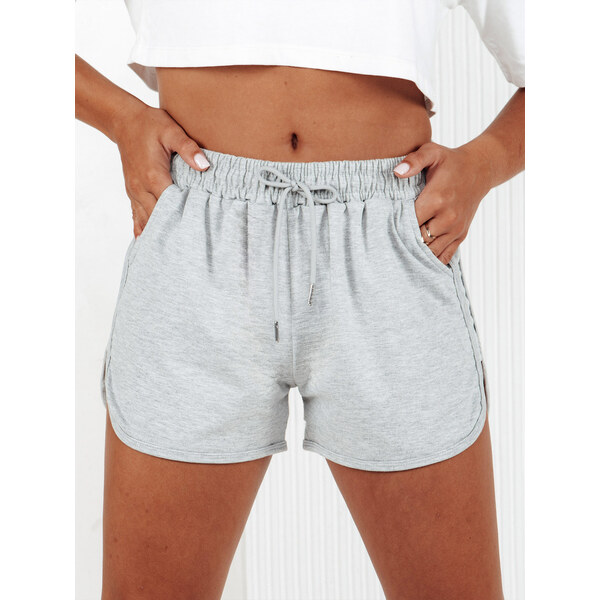 BASIC Svetlosivé teplákové šortky GO SPORT SY0322 43996793