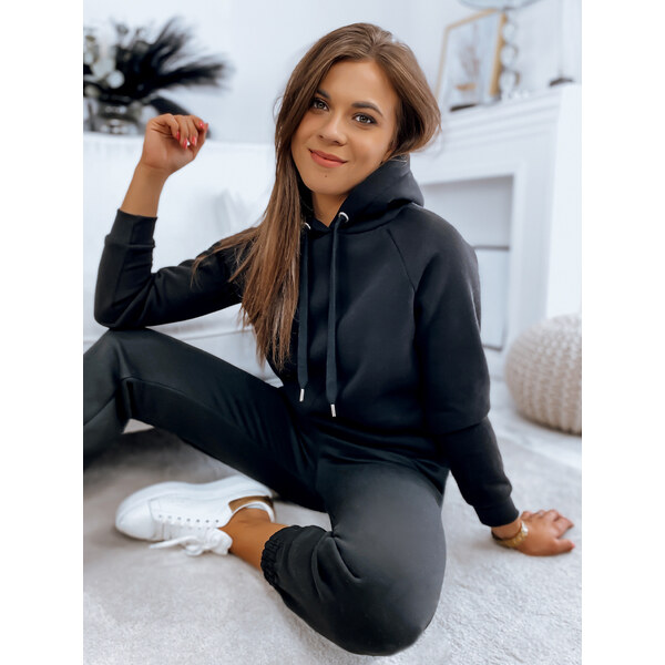 BASIC Čierna mikina s kapucňou POLINA BY1139 35493609