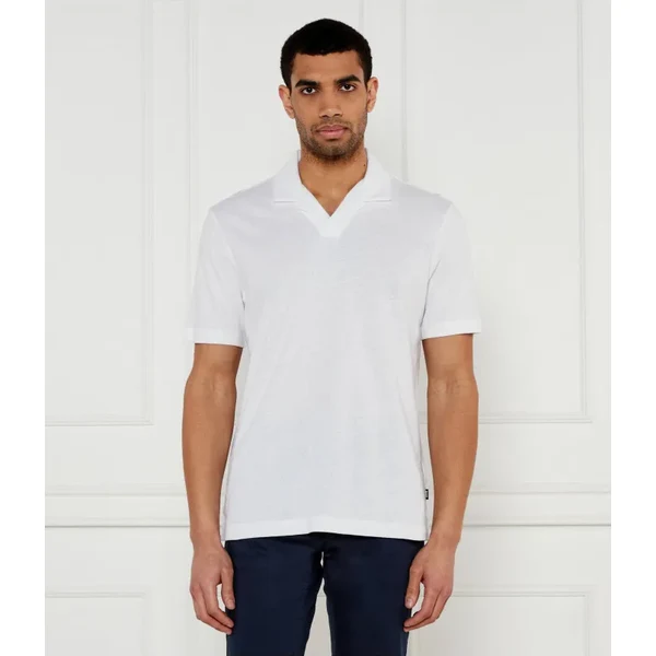 BOSS BLACK Polo tričko H-Ponti 28 | Regular Fit | s prímesou ľanu 62561881