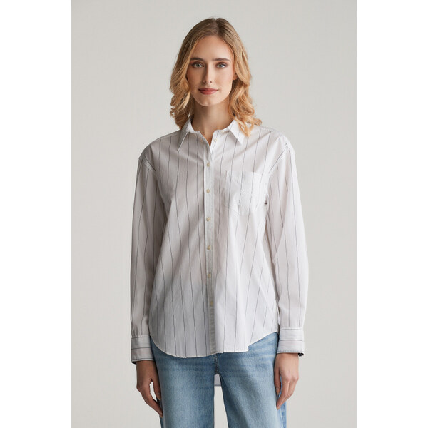 KOŠEĽA GANT REL STRIPED CONTRAST SHIRT EVENING BLUE 62563806