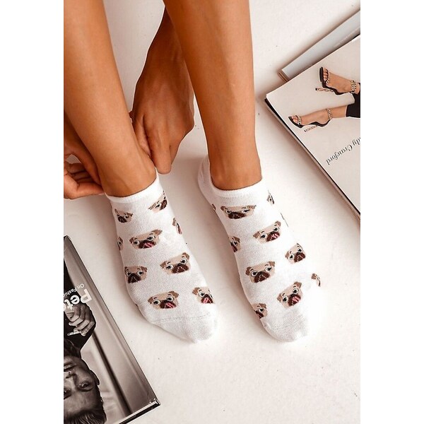 Dámske ponožky Milena 1146-069 Mopsy 37-41 62988023