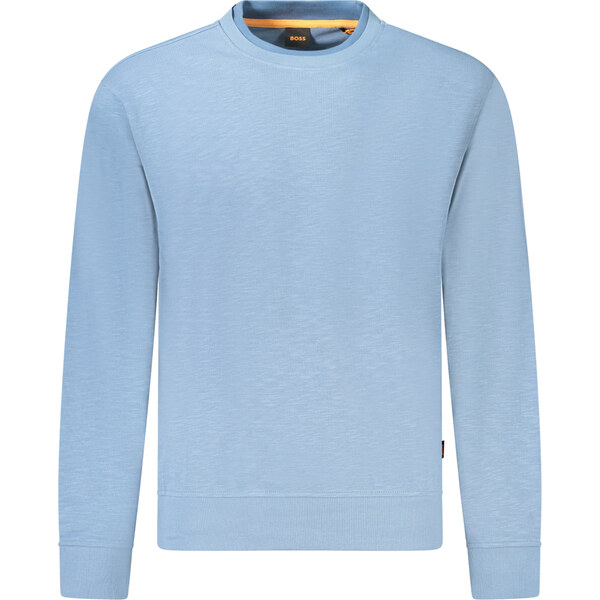 Pánska mikina BOSS bez kapucne modrá 64705512