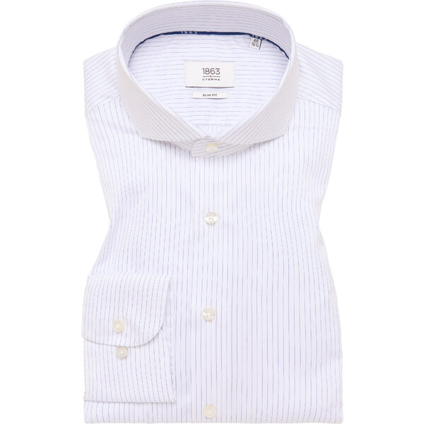 Pánska twillová pásikavá košeľa ETERNA slim fit 62578821