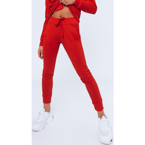 BASIC Červené dámske tepláky UY0954 24606021