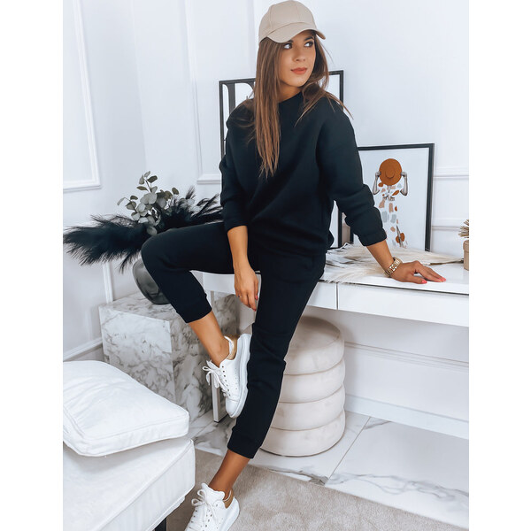 BASIC Čierna tepláková súprava ARIELLA PREMIUM AY0731 35493650