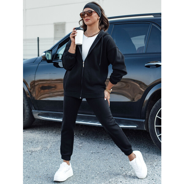 BASIC Čierna dámska tepláková súprava AMILIA PREMIUM Dstreet AY1098 57675109