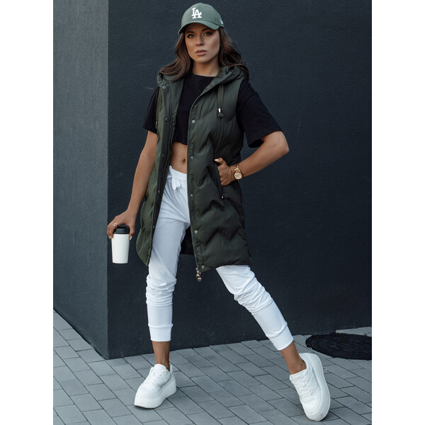 BASIC Tmavozelená dámska prešívaná vesta TAMIRA TY4533 57675145