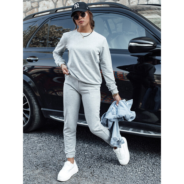 BASIC Svetlosivá dámska tepláková súprava MILIAN AY1103 57725751