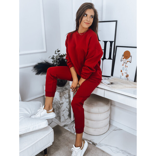 BASIC Červená tepláková súprava ARIELLA PREMIUM AY0732 35493651