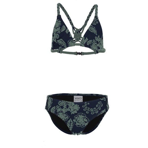 VIVID Bikiny tmavomodrá / tmavozelená 62584081