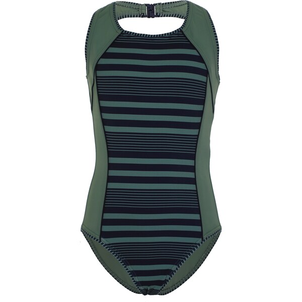 VIVID Jednodielne plavky tmavomodrá / tmavozelená 62584098