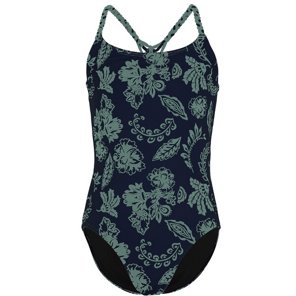 VIVID Jednodielne plavky tmavomodrá / zelená 62584111