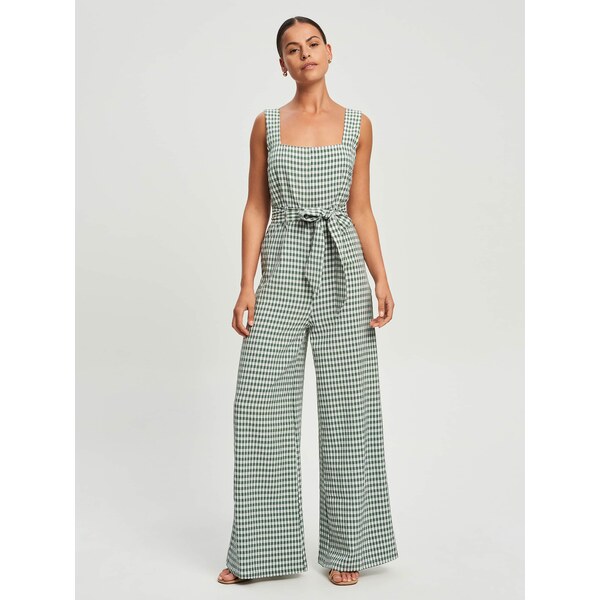 The Fated Overal GRACIE kaki / biela 63149017