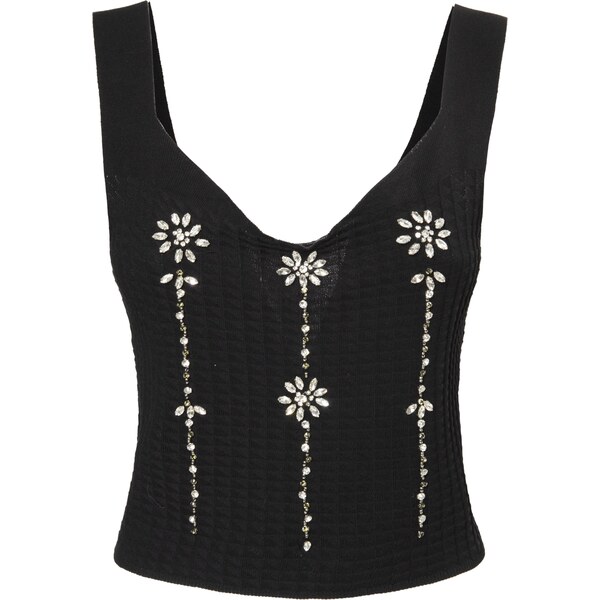 Influencer Top čierna / biela 63151331