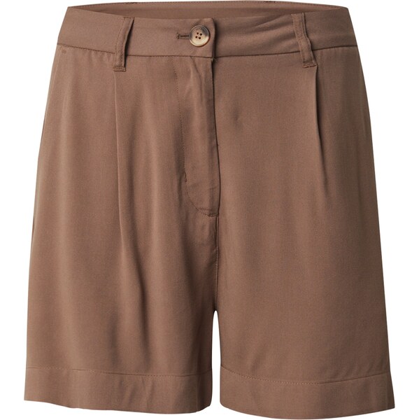 mazine Plisované nohavice svetlohnedá 63161102