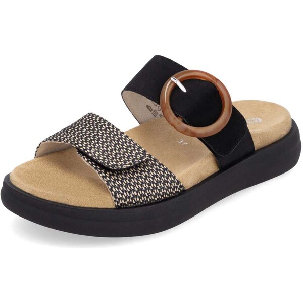 RIEKER Dámske šľapky REMONTE D2N51-03 čierna S5 62589883