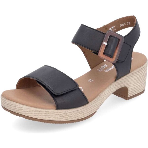 RIEKER Dámske sandále REMONTE D0N52-01 čierna S5 62589989