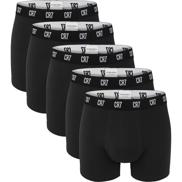 CRISTIANO RONALDO CR7 - boxerky 5PACK cotton stretch black CR7 v 62593822