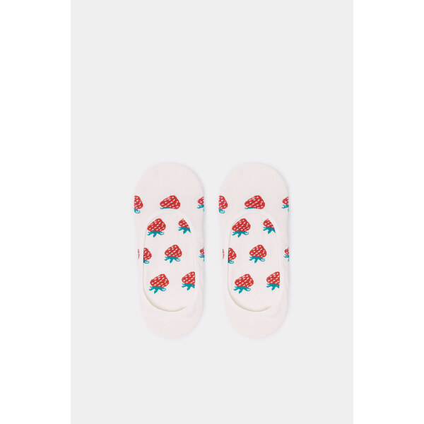 SPRINGFIELD Neviditeľné ponožky s jahodovým vzorom 62595738