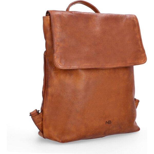 Kožený batoh Noelia Bolger koňaková NB 2014 KO 47092114