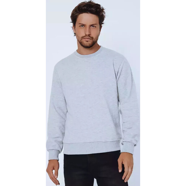 BASIC Svetlo šedá pánska mikina BX5007 27056530