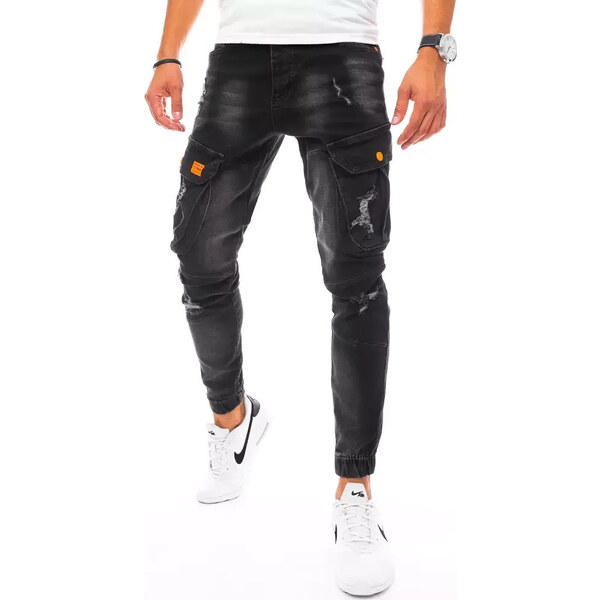 BASIC Čierne kapsáčové džínsy UX3256 26662403