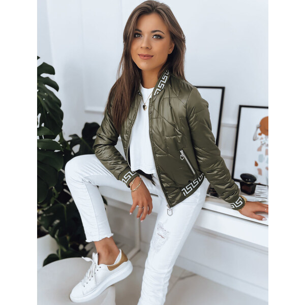 BASIC Zelený prešívaný bomber REVAN TY3441 39403159