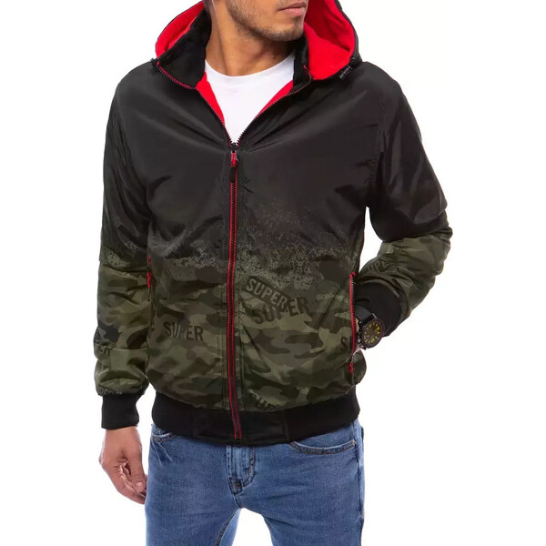 BASIC Čierno-červená pánska obojstranná bunda TX4059 61186600