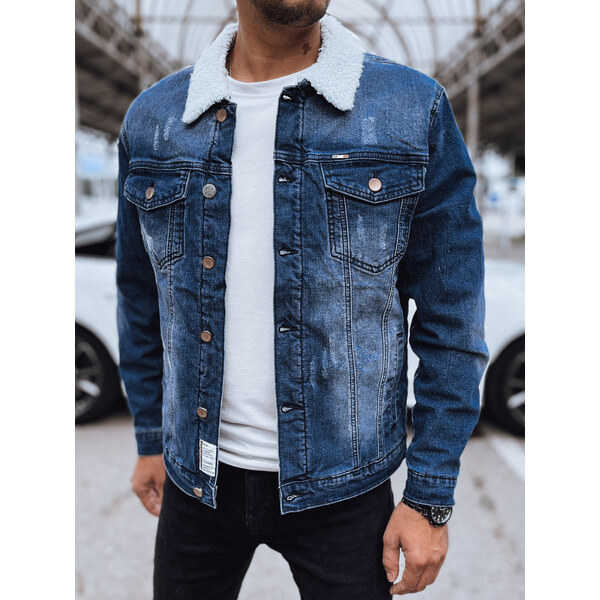 BASIC Pánska zateplená džínsová bunda TX4727 58241869