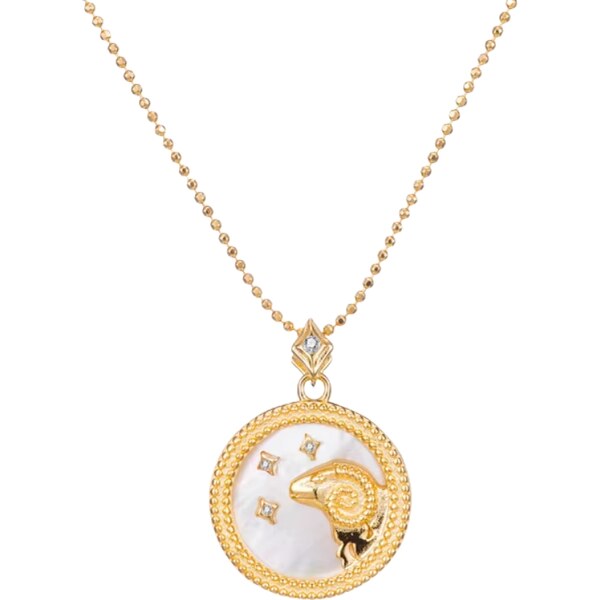 MAJYA Strieborný prívesok s retiazkou MOONLIGHT ARIES 10878 64582015