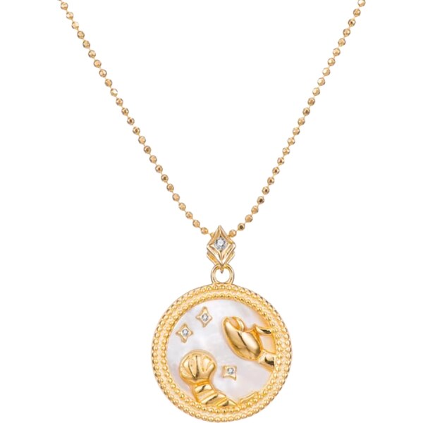 MAJYA Strieborný prívesok s retiazkou MOONLIGHT CANCER 10881 64582003