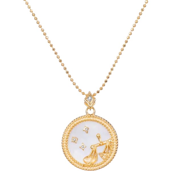 MAJYA Strieborný prívesok s retiazkou MOONLIGHT LIBRA 10884 64582017