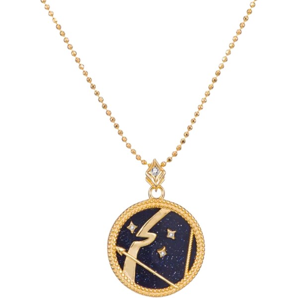 MAJYA Strieborný prívesok s retiazkou BLACKSKY SAGITTARIUS 10898 64582028