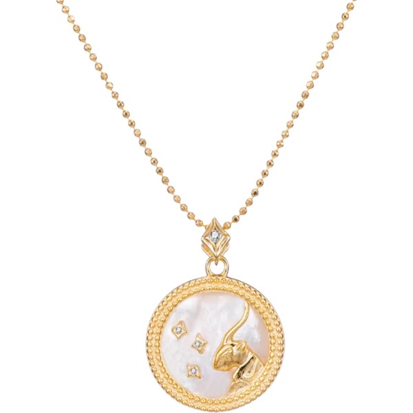 MAJYA Strieborný prívesok s retiazkou MOONLIGHT CAPRICORN 10887 64582007