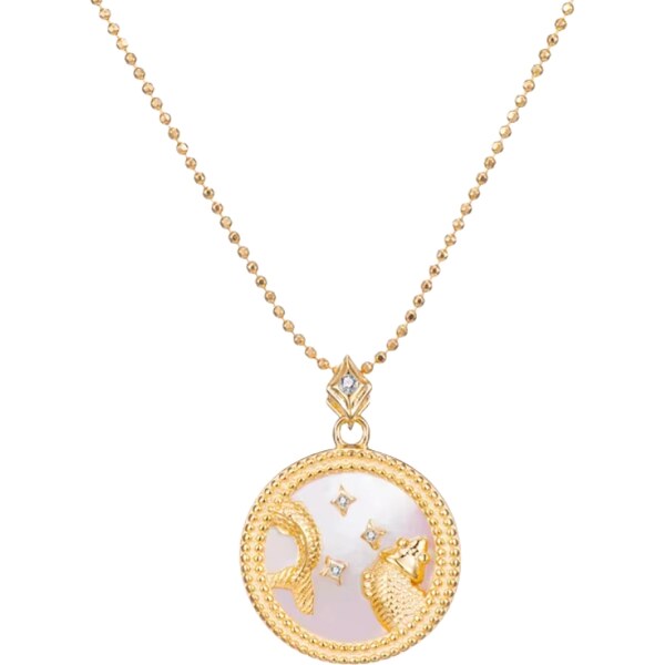 MAJYA Strieborný prívesok s retiazkou MOONLIGHT PISCES 10889 64582010