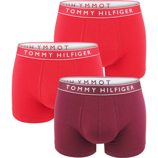 TOMMY HILFIGER - boxerky 3PACK everyday essentials primary red & deep 62608497