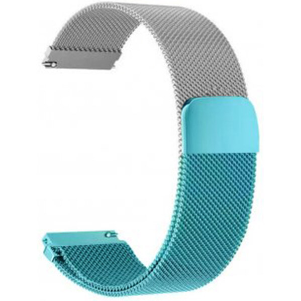 Madvell Kovový Milanese remienok azurovo-strieborná 20mm 62615780