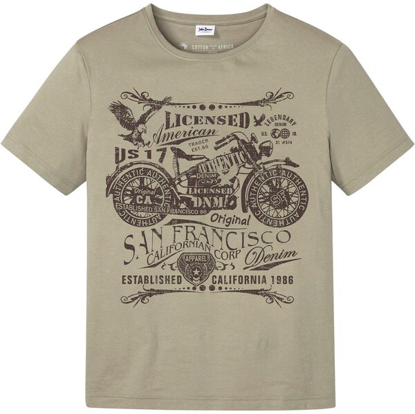 bonprix Tričko z čistej bavlny, farba zelená 44791705