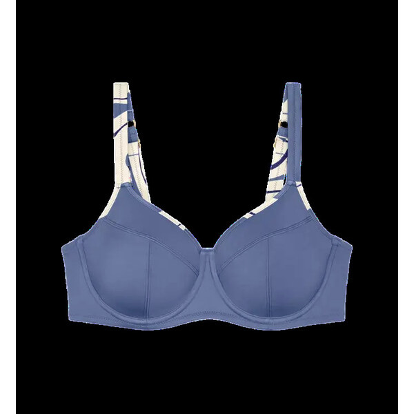 Dámske plavky Summer Allure W sd 01 blue/ecru - Triumph 62621357